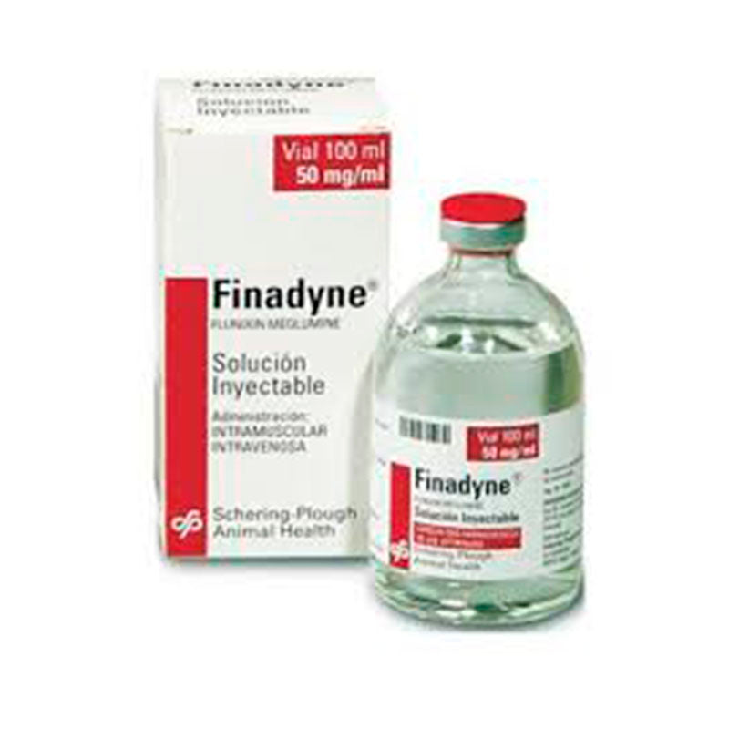 Finadyne Antiinflamatorio Inyectable para Equinos MSD 50ml