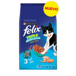 Felix Triple Delicious del Mar Adultos Alimento para Gatos Purina 1.5kg