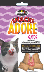 ADORE SNACKS GATOS X 80 GRS