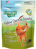 Feline Dental Treats Snack para Gatos Emerald Pet 3oz
