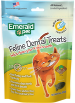Feline Dental Treats Snack para Gatos Emerald Pet 3oz