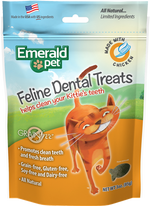 Feline Dental Treats Snack para Gatos Emerald Pet 3oz