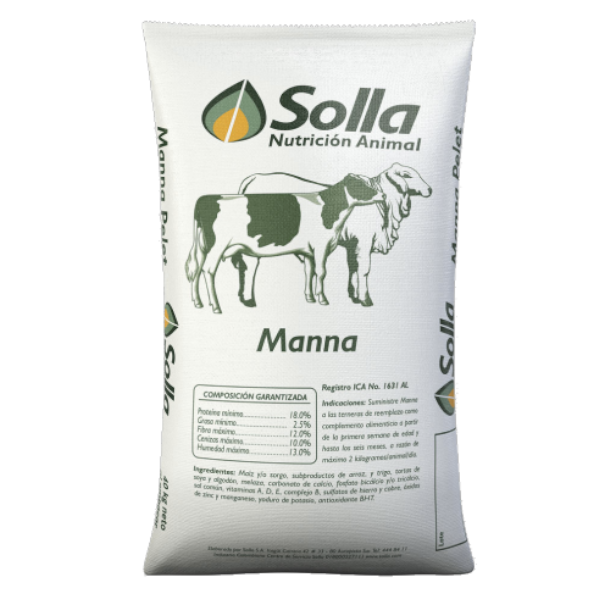 Manna Alimento Peletizado para Bovinos Solla 40kg