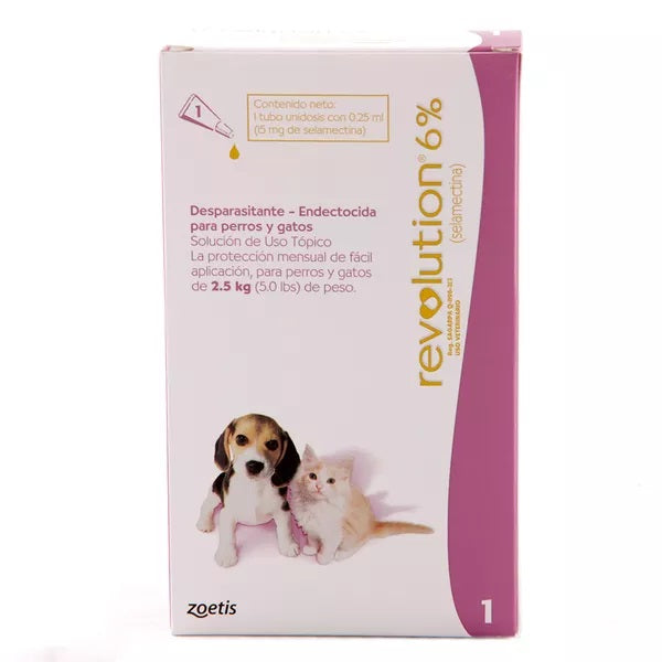 Desparasitante para Cachorros Revolution 6%
