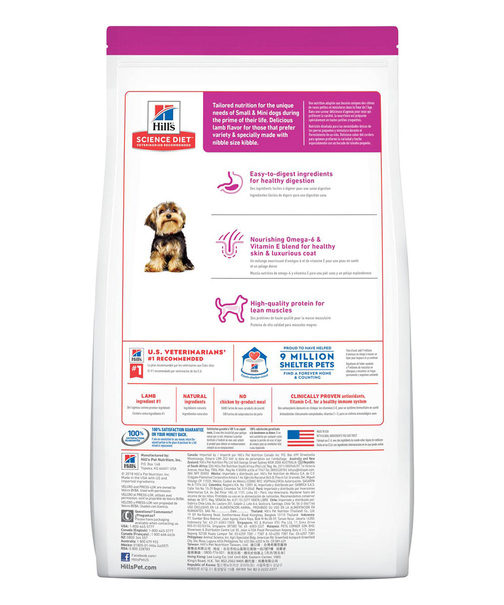 Hills Canino Adult Small & MiniCordero Alimento para Perros