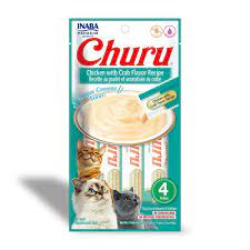 INABA CHURU GATO SABOR POLLO Y CANGREJO