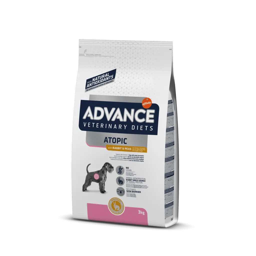 Advance Perro Atopic Rabbit - Peas Alimento para Perros