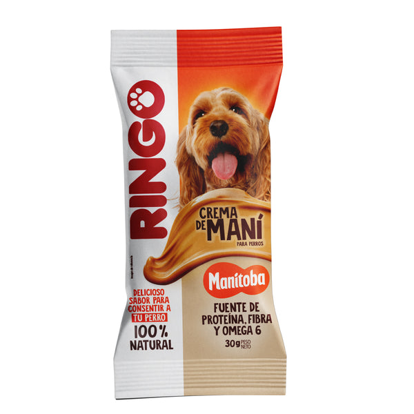 Crema de maní para perros 30gr Ringo