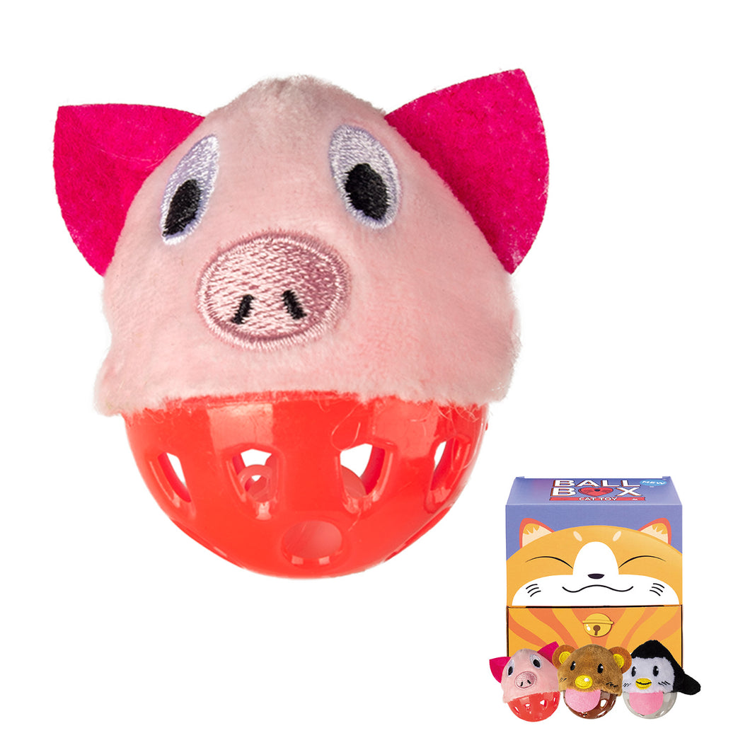 BOLA DE ANIMAL PARA GATOS (CERDO) DKT PW10073
