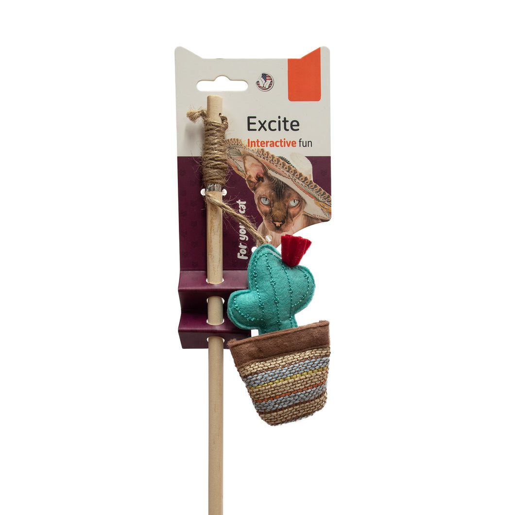 Juguete para Gato Varita cactus