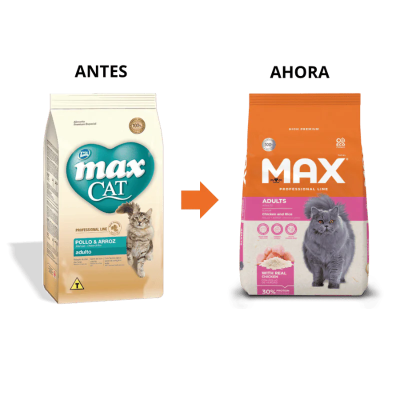 Max Cat Adulto Buffet Alimento para Gatos Total