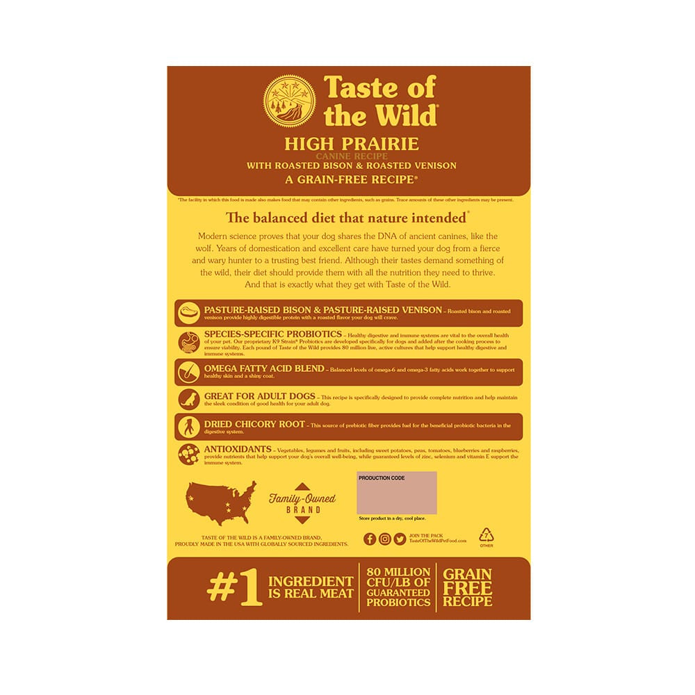 Taste of The Wild High Prairie Adulto