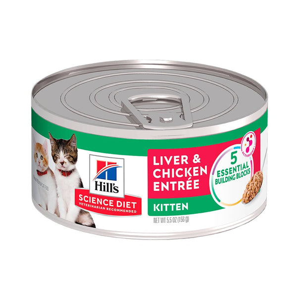 Hills Kitten Liver & Chicken lata | La Casa del Granjero