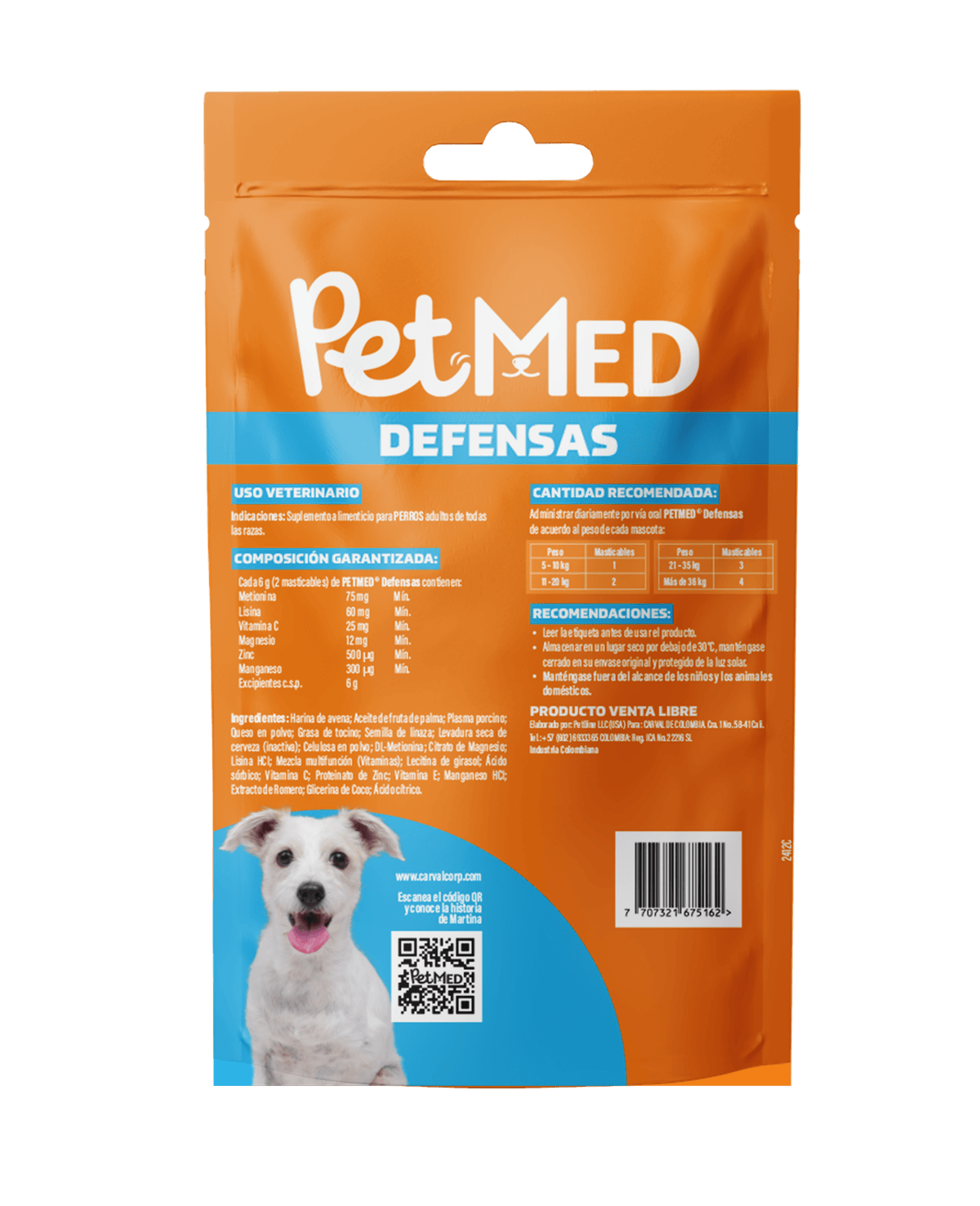 PetMed Defensas X 30 Soft Chews