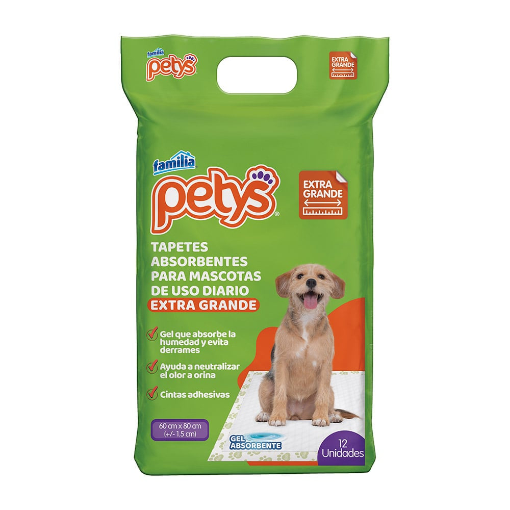 PETYS TAPETE ABSORBENTE EXTRAGRANDE X 12