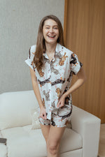 Pijama Short Salchicha Gris