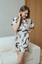 Pijama Short Salchicha Gris