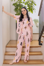 Pijama Pantalón Gatos de Espalda