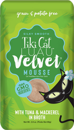 Velvet Mousse Atun Y Caballa En Caldo 80Gr Pouch Tiki Cat Luau