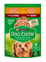 Dog Chow Pouch Carne Minis y Pequeños 100gr