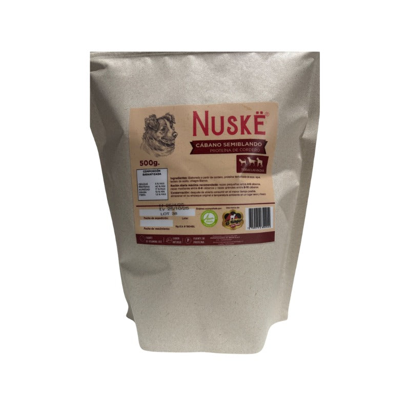 Snack para Perro Cabano Semiblando de Cordero Nuske