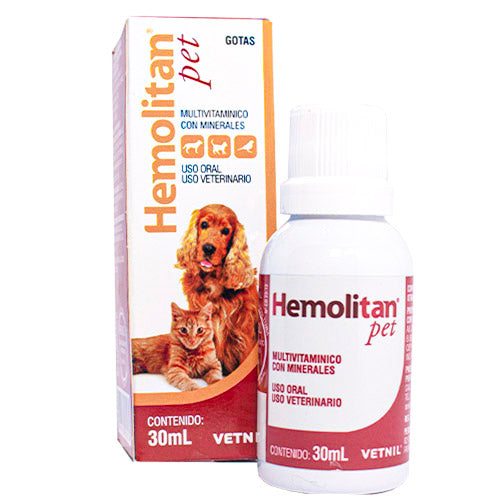 Hemolitan Pet Multivitamínico para Perros y Gatos