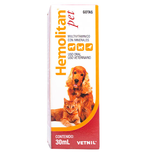 Hemolitan Pet Multivitamínico para Perros y Gatos