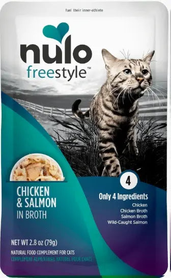 Nulo Cats pollo y salmon pouch x 79 GR
