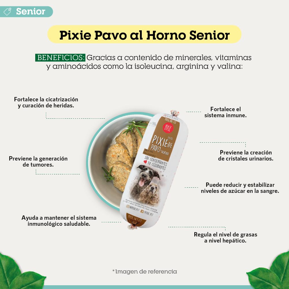 Pixie Dieta Horneada Para Perros Senior