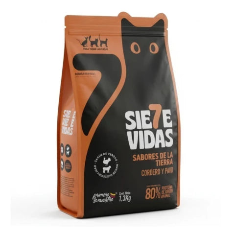 7 Vidas Sabores De La Tierra Cordero Y Pavo