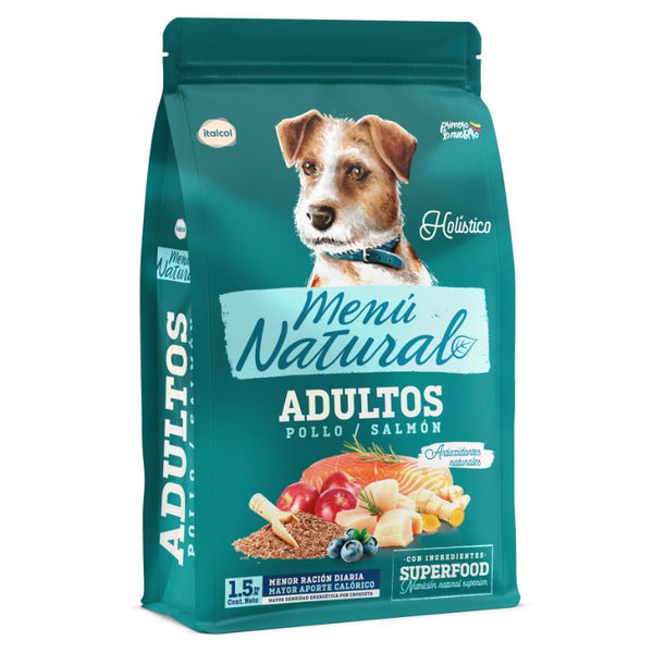 Menú Natural - Alimento Natural Adultos Pollo y Salmón