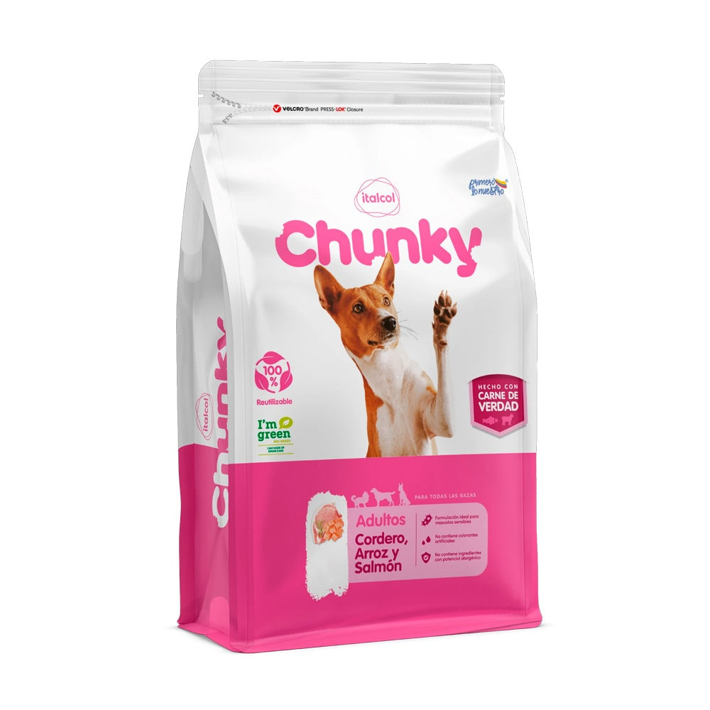 Chunky Adultos Cordero Arroz y Salmon | La Casa del Granjero
