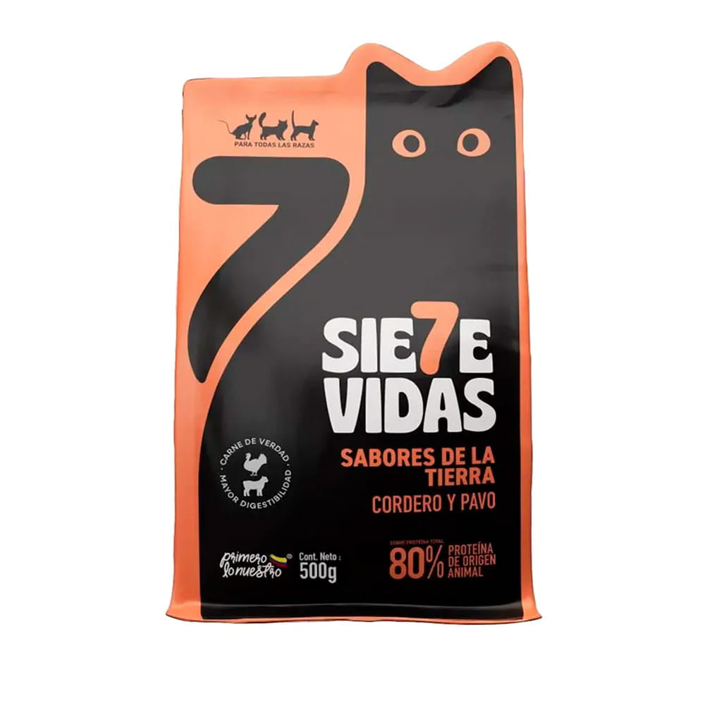 7 Vidas Sabores De La Tierra Cordero Y Pavo
