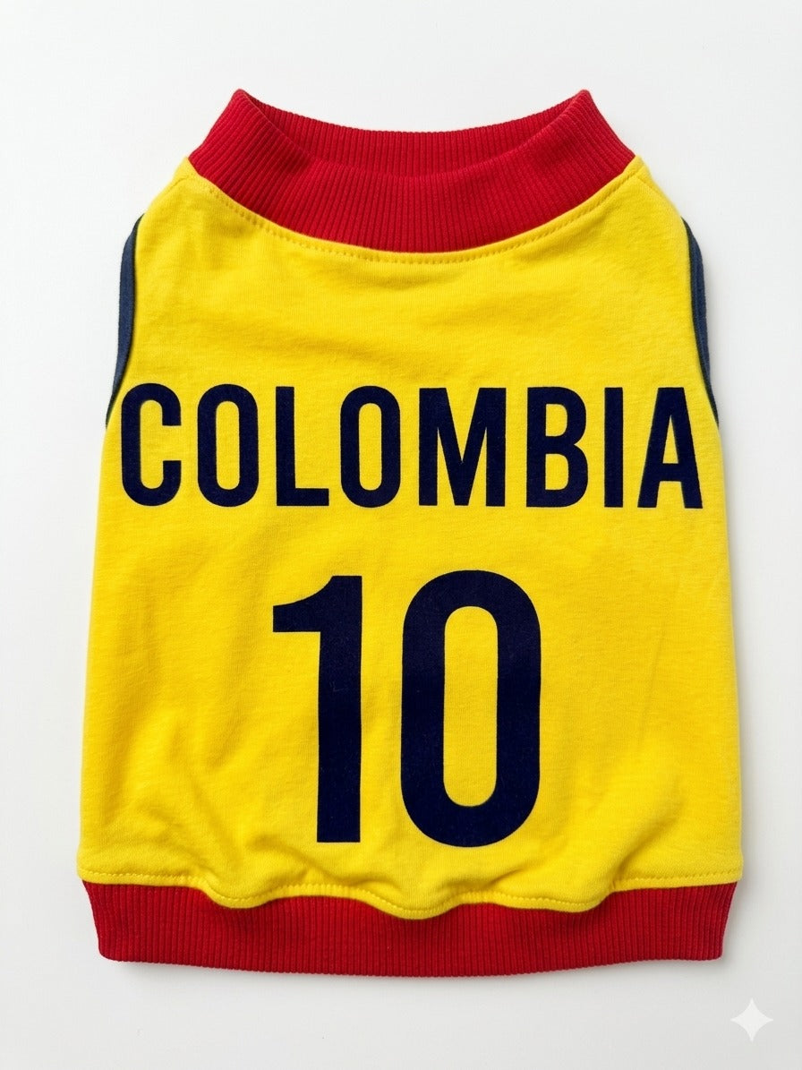 Camiseta selección Colombia para mascotas