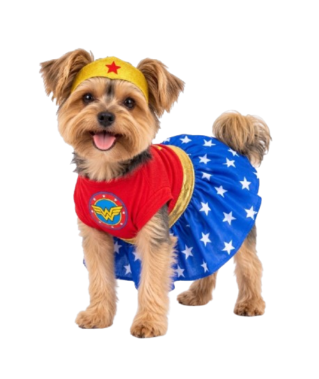 Disfraz Para Mascotas Mujer Maravilla
