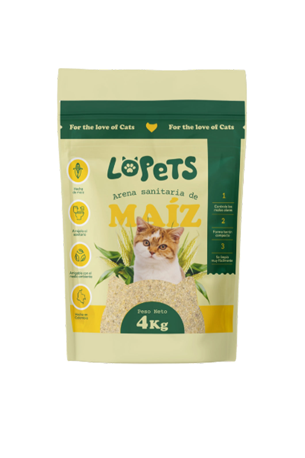 ARENA DE MAIZ LOPETS -LIMÓN