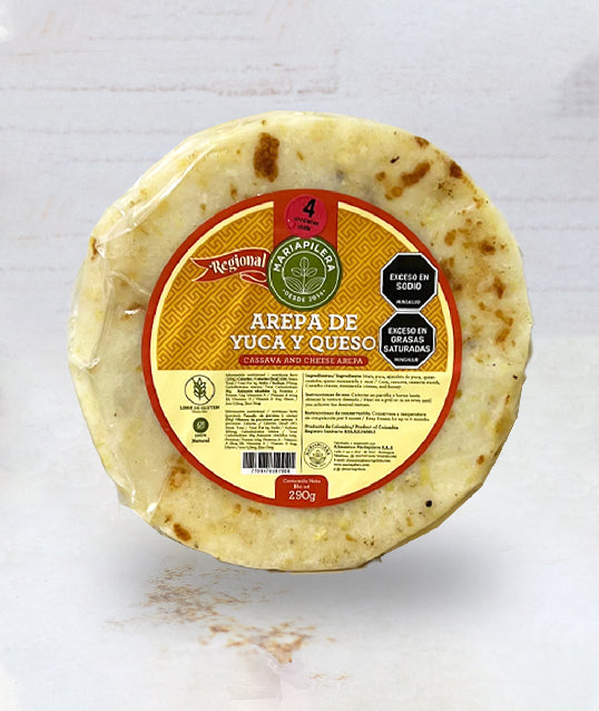 AREPA DE YUCA Y QUESO MARIAPILERA