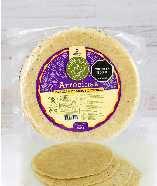 TORTILLAS DE ARROZ INTEGRAL MARIAPILERA