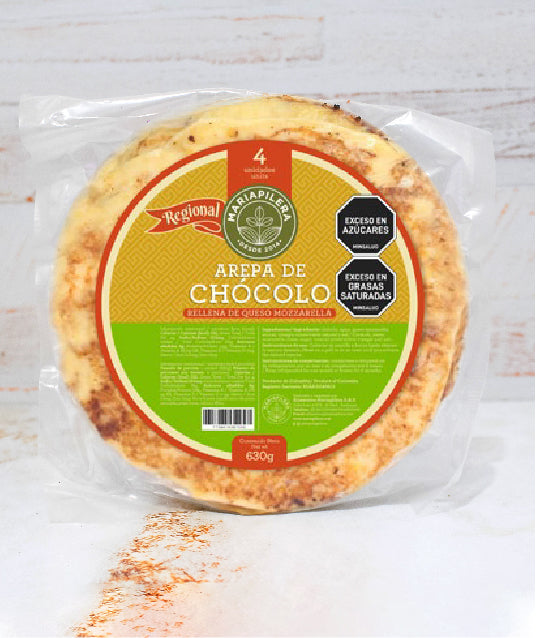 AREPAS DE CHÓCOLO RELLENAS DE QUESO MARIAPILERA