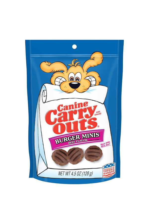 BURGER MINIS CANINE CARRY OUTS