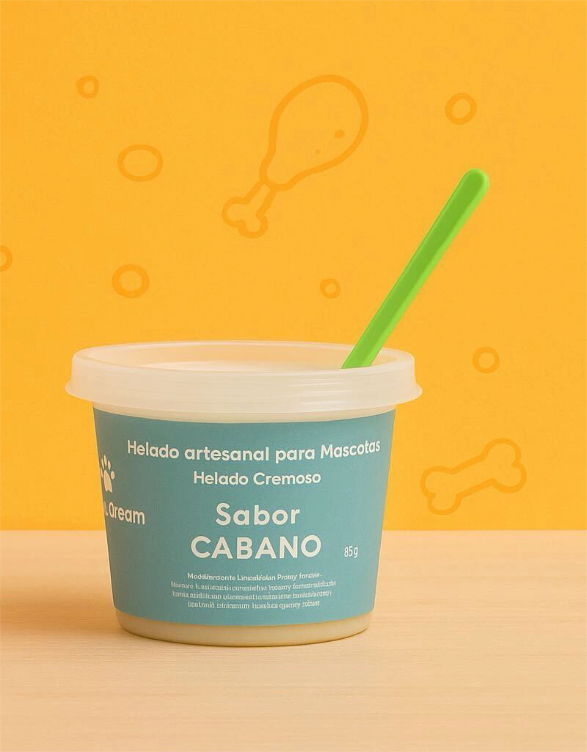 HELADO ARTESANAL PEQUEÑO PUPPY CREAM