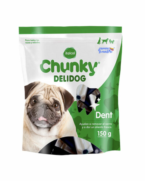Chunky Delidog Dent Snacks para Perros Italcol 10und