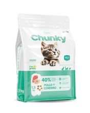 Cargar imagen en el visor de la galería, Chunky Gaticos Pollo y Cordero Alimento para Gatos Italcol 500gr
