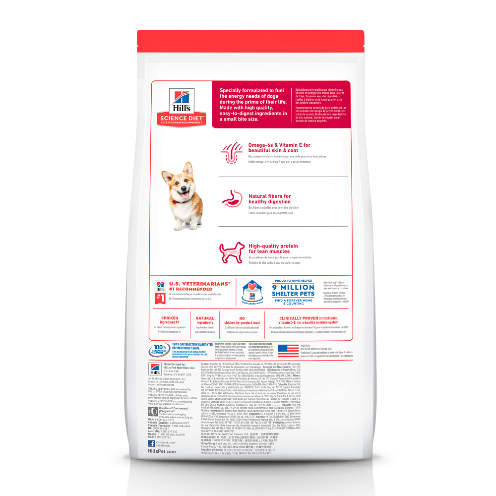 Hills Canino Adult Small Bites Pollo Alimento para Perros