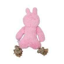 Cargar imagen en el visor de la galería, CONEJOTA ROSA FELPA CON PATAS DE CUERDA DOGM DKT PW10019
