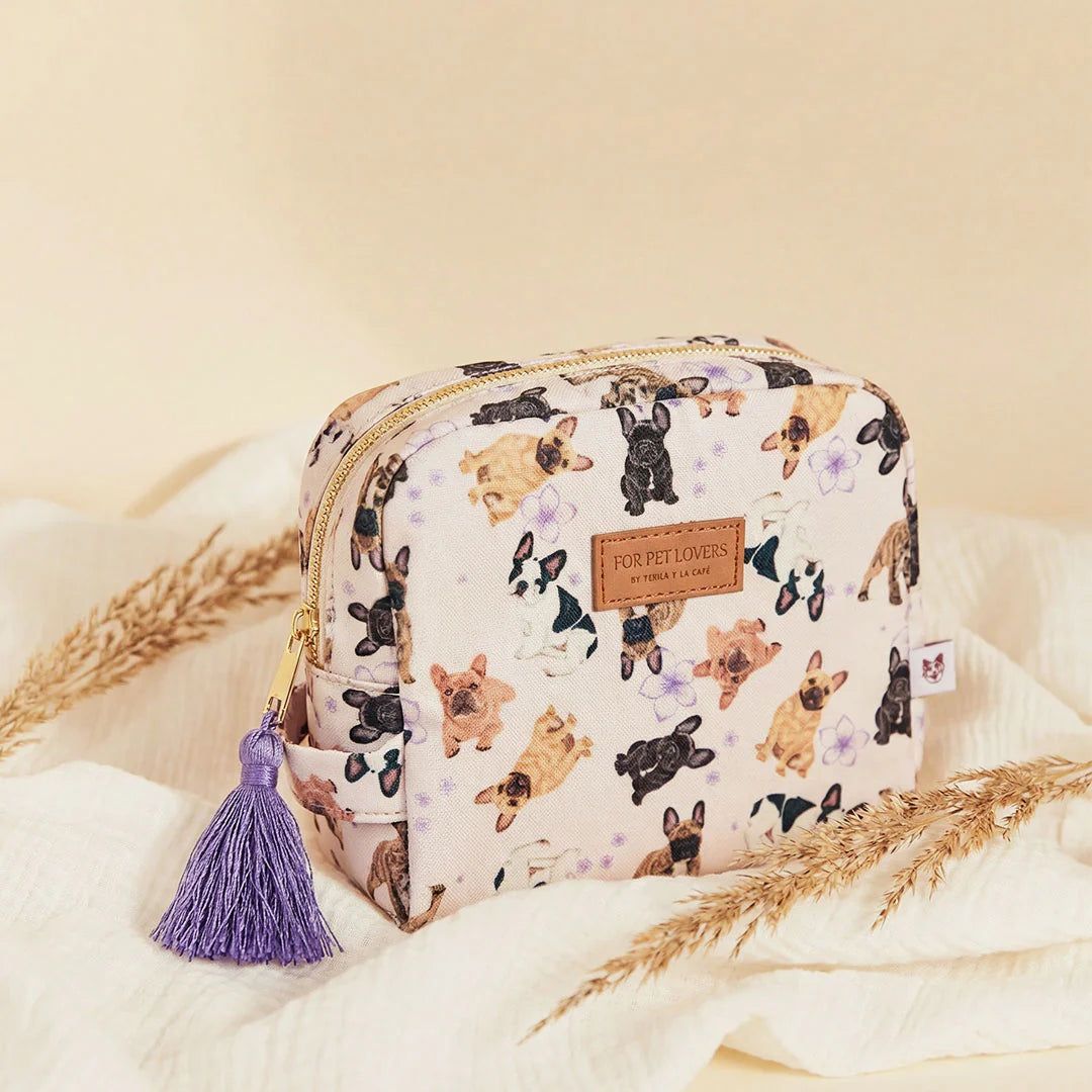 Cosmetiquera Frenchie Lila