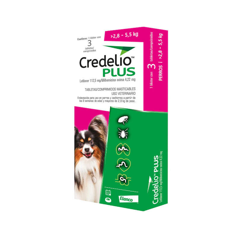 Credelio Plus X 3 tabletas
