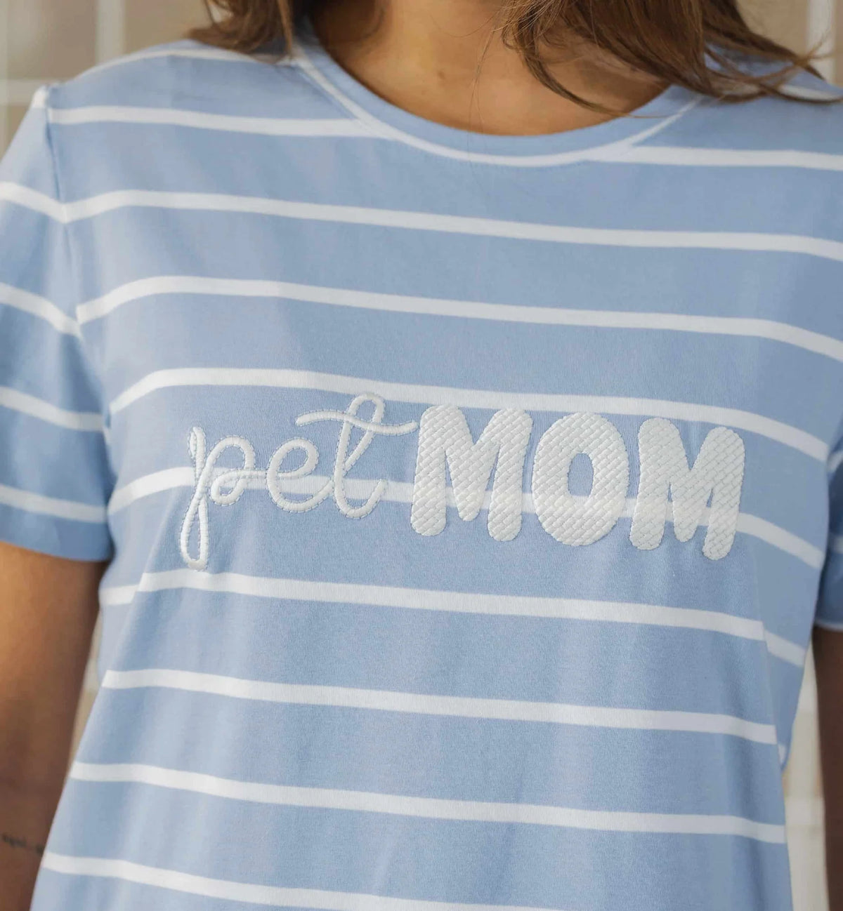 Camiseta Bordado Pet Mom