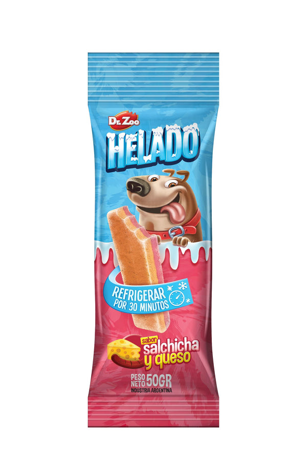 DR ZOO HELADOS SALCHICHA Y QUESO X 50 GR