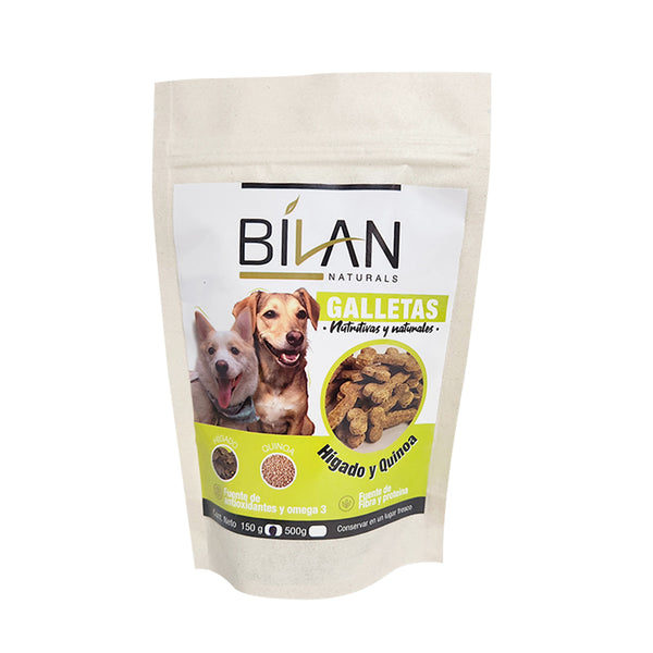 Galletas de Hígado con Quinua Snack para Perros Bílan